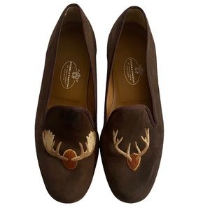 Stubbs & Wootton Antler Slip On Loafers